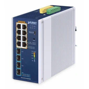 Planet Technology IGS-4215-8UP4X Managed L2 PoE++ Switch με 8 Θύρες Gigabit (1Gbps) Ethernet