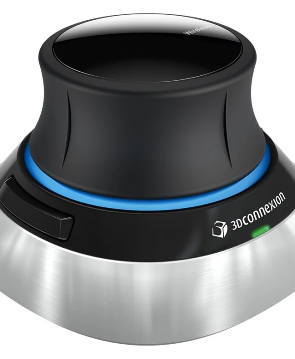 3D Connexion SpaceMouse Ασύρματο Εργονομικό Bluetooth Vertical Ποντίκι Μαύρο 3DX-700115
