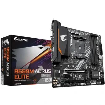 Gigabyte B550M Aorus Elite AX Wi-Fi Motherboard Micro ATX με AMD AM4 Socket B550M AORUS ELITE AX