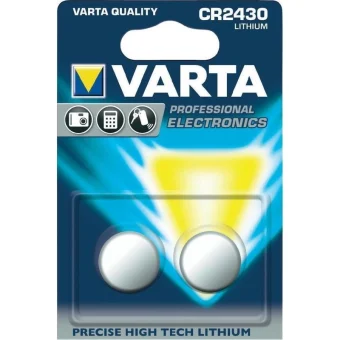 Varta Professional Electronics Μπαταρίες Λιθίου Ρολογιών CR2430 3V 2τμχ 06430101402