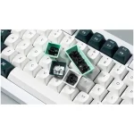 Keychron Q1H-P1 HE QMK Q1H-P1 Ασύρματο Gaming Μηχανικό Πληκτρολόγιο 75% με Gateron Double-Rail Magnetic Purple διακόπτες και RGB φωτισμό (Αγγλικό US) Λευκό - Image 3