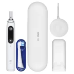 Oral-B Alabaster Series Io8 Ηλεκτρική Οδοντόβουρτσα με Αισθητήρα Πίεσης και Θήκη Ταξιδίου Λευκή iO8N - Image 2