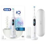 Oral-B Alabaster Series Io8 Ηλεκτρική Οδοντόβουρτσα με Αισθητήρα Πίεσης και Θήκη Ταξιδίου Λευκή iO8N - Image 3