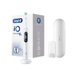 Oral-B Alabaster Series Io8 Ηλεκτρική Οδοντόβουρτσα με Αισθητήρα Πίεσης και Θήκη Ταξιδίου Λευκή iO8N - Image 4