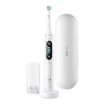 Oral-B Alabaster Series Io8 Ηλεκτρική Οδοντόβουρτσα με Αισθητήρα Πίεσης και Θήκη Ταξιδίου Λευκή iO8N - Image 6
