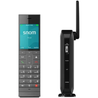 Snom HM201 Ασύρματο Τηλέφωνο IP Μαύρο 7006