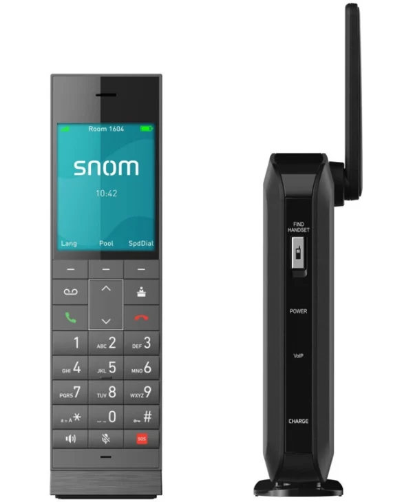 Snom HM201 Ασύρματο Τηλέφωνο IP Μαύρο 7006