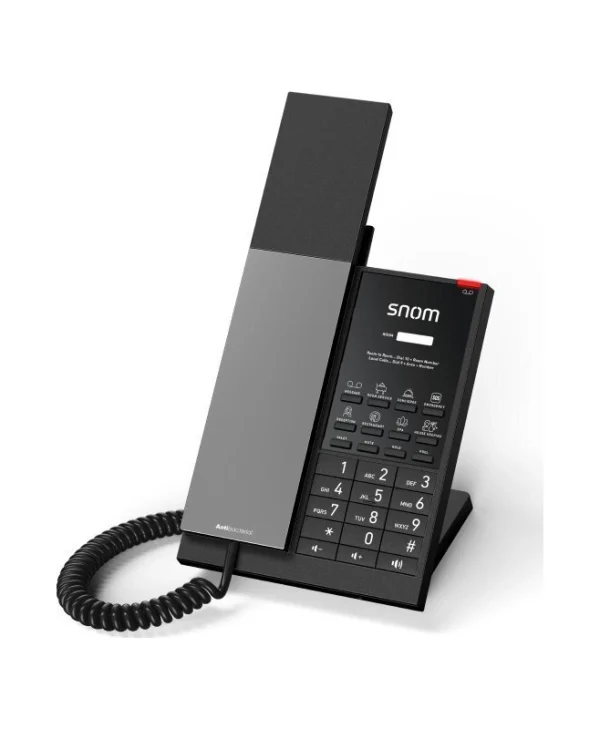 Snom HD350W Hotel Phone Ενσύρματο Τηλέφωνο IP Μαύρο 7008
