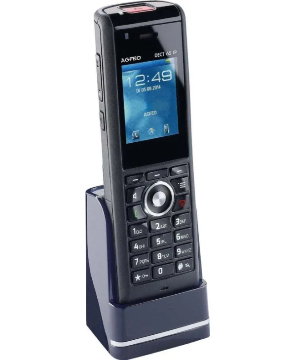 Agfeo Dect 65 IP Ασύρματο Τηλέφωνο IP Μαύρο 6101371