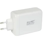 Allnet Φορτιστής Χωρίς Καλώδιο GaN με Θύρα USB-A και 3 Θύρες USB-C 200W Power Delivery Λευκός PSU-GaNPD-USB-1A3C-200W - Image 2