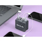 AVerMedia Φορτιστής Χωρίς Καλώδιο GaN με 2 Θύρες USB-A και 2 Θύρες USB-C 100W Power Delivery Μαύρος (GC313Pro) 61GC313PR0A4 - Image 2