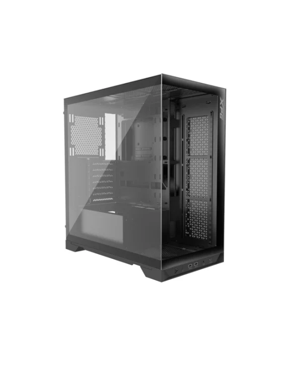 Adata Invader X Gaming Full Tower Κουτί Υπολογιστή με Πλαϊνό Παράθυρο Μαύρο INVADERXMT-BKCWW