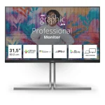 AOC U32U3CV Nano IPS HDR Monitor 32" 4K 3840x2160 με Χρόνο Απόκρισης 4ms GTG