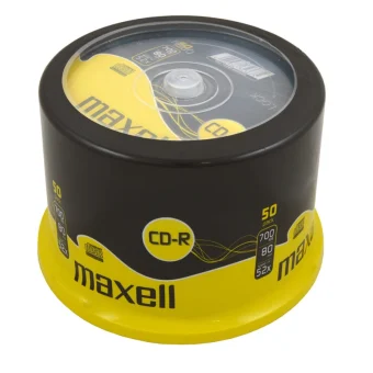 Maxell Εγγράψιμα CD-R 52x 700MB Cake Box 50τμχ 628523.40.AS