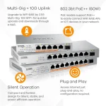 Zyxel XMG-105HP Unmanaged L2 PoE+ Switch με 5 Θύρες Ethernet XMG-105HP-EU0101F - Image 3