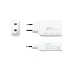 Good Connections Φορτιστής Χωρίς Καλώδιο GaN με Θύρα USB-A και 2 Θύρες USB-C 65W Power Delivery / Quick Charge 4+ Πολύχρωμος PCA-W007W - Image 3