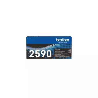 Brother TN-2590 Γνήσιο Toner Laser Εκτυπωτή Μαύρο 1200 Σελίδων TN-2590 TN2590