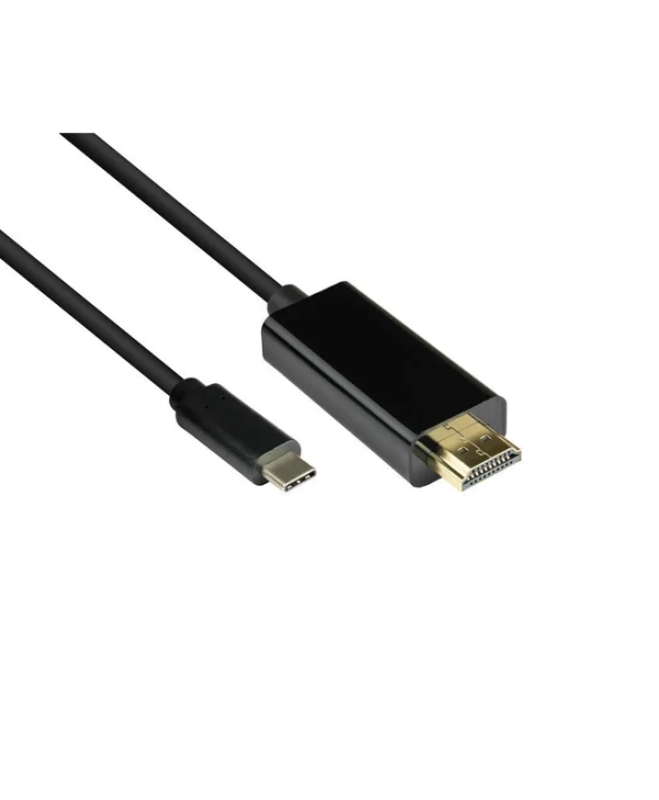 Good Connections HDMI 2.0 Premium High Speed 4K 60Hz HDR Cable HDMI male - USB-C male 5m Μαύρο GC-M0103
