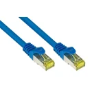 Alcasa S/FTP Cat.7 (10Gbps) Καλώδιο Δικτύου Ethernet 0.5m Μπλε 8070R-005B - Image 2