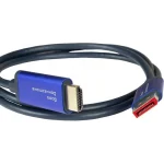 Alcasa Προσαρμογέας Καλωδίου Μετατροπέας DisplayPort / HDMI male σε DisplayPort / HDMI female Μπλε 1τμχ 4860-SF050B - Image 2