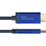 Alcasa Προσαρμογέας Καλωδίου Μετατροπέας DisplayPort / HDMI male σε DisplayPort / HDMI female Μπλε 1τμχ 4860-SF050B - Image 4