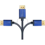 Alcasa Προσαρμογέας Καλωδίου Μετατροπέας DisplayPort / HDMI male σε DisplayPort / HDMI female Μπλε 1τμχ 4860-SF050B - Image 6
