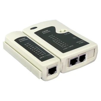 LogiLink WZ0010 Tester Καλωδίων Δικτύου RJ45 / RJ12 / RJ11