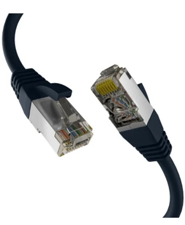 EFB S/FTP Cat.8.1 Καλώδιο Δικτύου Ethernet 5m Μαύρο EC020200305