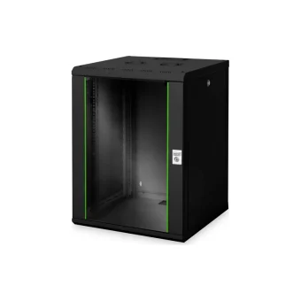 Digitus Unique Επιτοίχια Καμπίνα Rack 16U 60x60x82cm Μαύρο 16U-6/6-SW DN-19 16U-6/6-SW