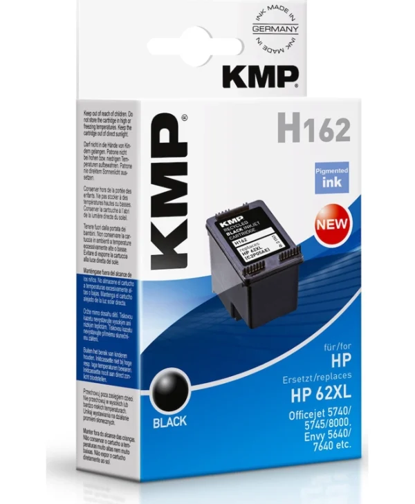 KMP Συμβατό Μελάνι Εκτυπωτή InkJet HP 62XL C2P05AE Μαύρο 1741,4001