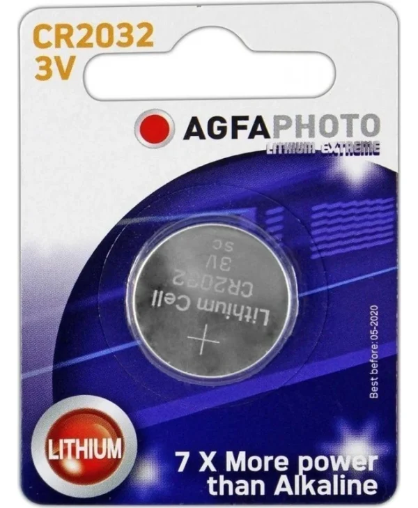 AgfaPhoto Μπαταρία Λιθίου Ρολογιών CR2032 3V 1τμχ 150-803432