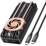 Graugear Θήκη για Σκληρό Δίσκο M.2 SATA III NVME με σύνδεση Type-C G-M2U4-40G-F - Image 3