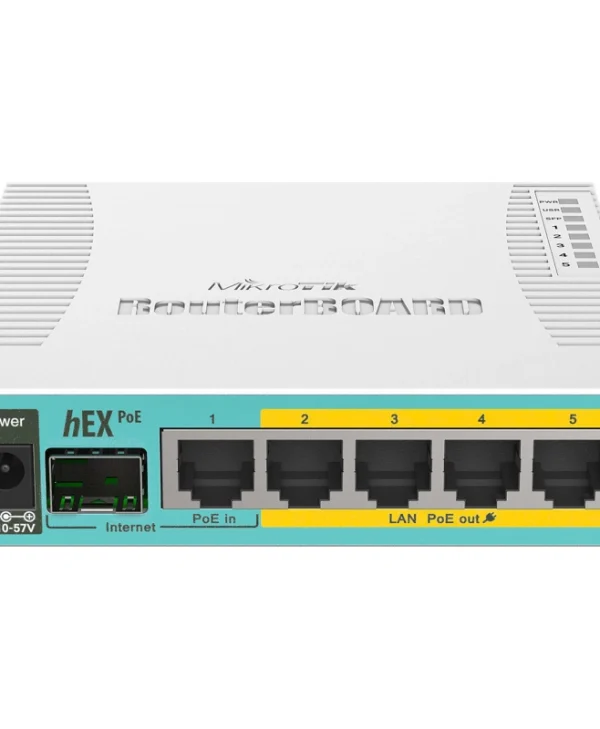 MikroTik hEX PoE RB960PGS Router με 5 Θύρες Gigabit