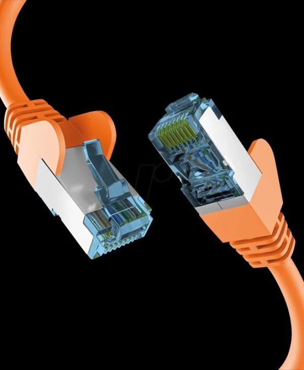 EFB U/UTP Cat.7 (10Gbps) Καλώδιο Δικτύου Ethernet 15m Πορτοκαλί EC020200228
