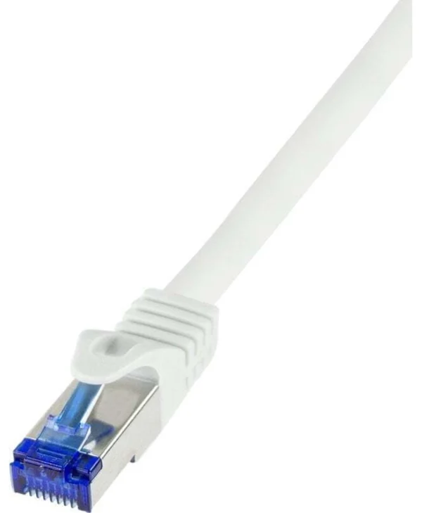 LogiLink S/FTP Cat.6a (Gigabit) Καλώδιο Δικτύου Ethernet 0.5m Λευκό C6A021S