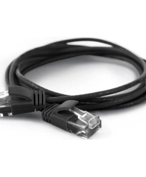Wantec U/UTP Cat.6a (Gigabit) Καλώδιο Δικτύου Ethernet 0.25m Μαύρο 7311