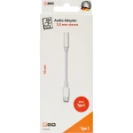 2GO Μετατροπέας USB-C male σε 3.5mm female Λευκό 1τμχ 797008 - Image 3