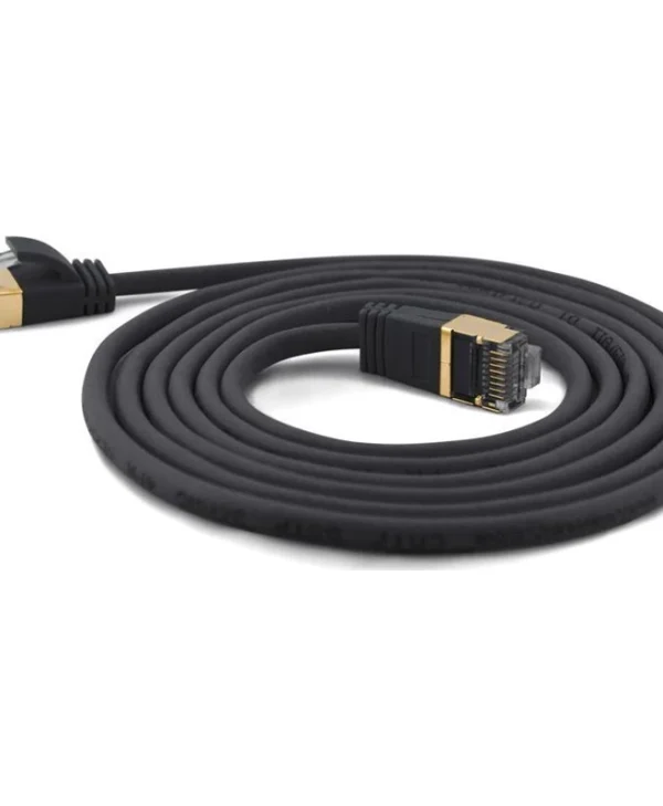 Wantec S/FTP Cat.7 (10Gbps) Καλώδιο Δικτύου Ethernet 3m Μαύρο 7204
