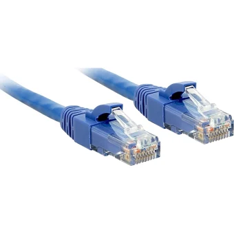 Lindy U/UTP Cat.6 (Gigabit) Καλώδιο Δικτύου Ethernet 1m Μπλε 48017