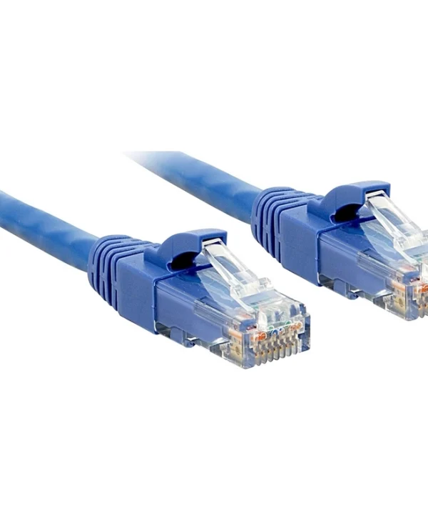 Lindy U/UTP Cat.6 (Gigabit) Καλώδιο Δικτύου Ethernet 1m Μπλε 48017