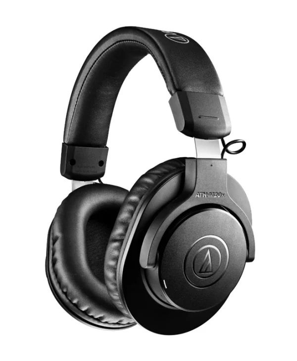 Audio Technica ATH-M20xBT Ασύρματα / Ενσύρματα Over Ear Ακουστικά με 60 ώρες Λειτουργίας και Quick Charge Μαύρα ATH-M20XBT