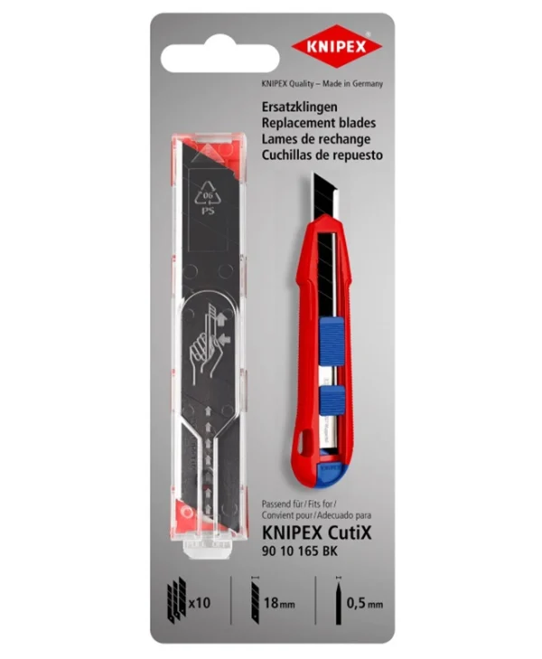 Knipex CutiX Λεπίδες Φαλτσέτας 10τμχ 90 10 165 E02