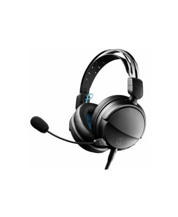 Audio Technica ATH-GL3 Over Ear Gaming Headset με σύνδεση 3.5mm for PC ATH-GL3bk