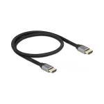 DeLock Braided Cable HDMI male - HDMI male 0.5m Μαύρο 83994 - Image 2