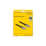 DeLock Braided Cable HDMI male - HDMI male 0.5m Μαύρο 83994 - Image 3