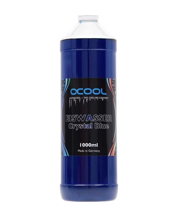 Alphacool Eiswasser Crystal Blue UV-active Ready Mix 1000ml Ψυκτικό Υγρό Μπλε 18543