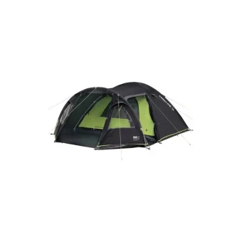 High Peak Mesos 4 Χειμερινή Σκηνή Camping Τούνελ Ορειβασίας Μαύρη με Διπλό Πανί για 4 Άτομα Αδιάβροχη 4000mm 360x240x130εκ. 11525