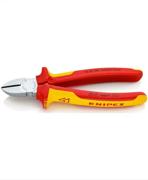 Knipex Πλαγιοκόφτης Ηλεκτρολόγου Μήκους 180mm 70 06 180