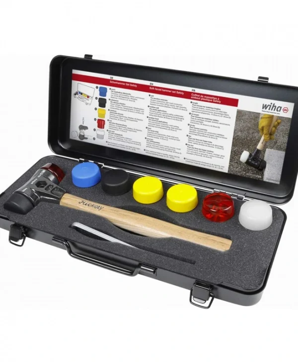 Set Safety Hammers Wiha 8 Pieces 44008