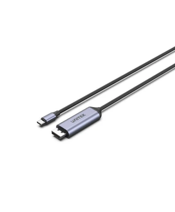 Unitek USB 2.0 Cable USB-C male - DisplayPort Μαύρο 1.8m V1423C